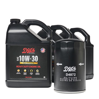 Doc's Diesel Ford 7.3L Powerstroke 10W-30 Full Synthetic Oil Change Kit 1994-2003