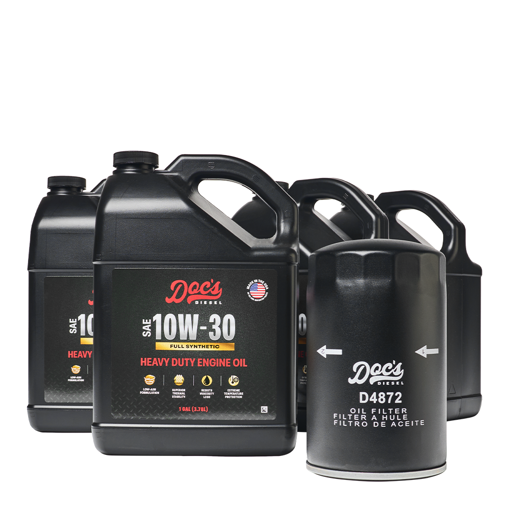 Doc's Diesel Ford 7.3L Powerstroke 10W-30 Full Synthetic Oil Change Kit 1994-2003