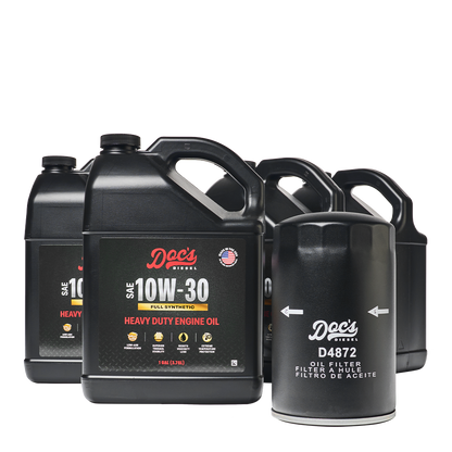 Doc's Diesel Ford 7.3L Powerstroke 10W-30 Full Synthetic Oil Change Kit 1994-2003