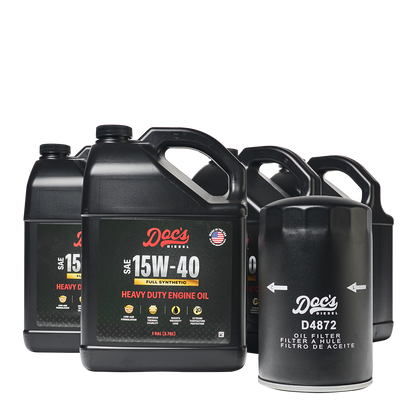 Doc's Diesel Ford 7.3L Powerstroke 15W-40 Full Synthetic Oil Change Kit 1994-2003