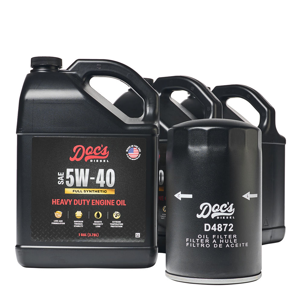 Doc's Diesel Ford 7.3L Powerstroke 5W-40 Full Synthetic Oil Change Kit 1994-2003
