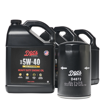 Doc's Diesel Ford 7.3L Powerstroke 5W-40 Full Synthetic Oil Change Kit 1994-2003