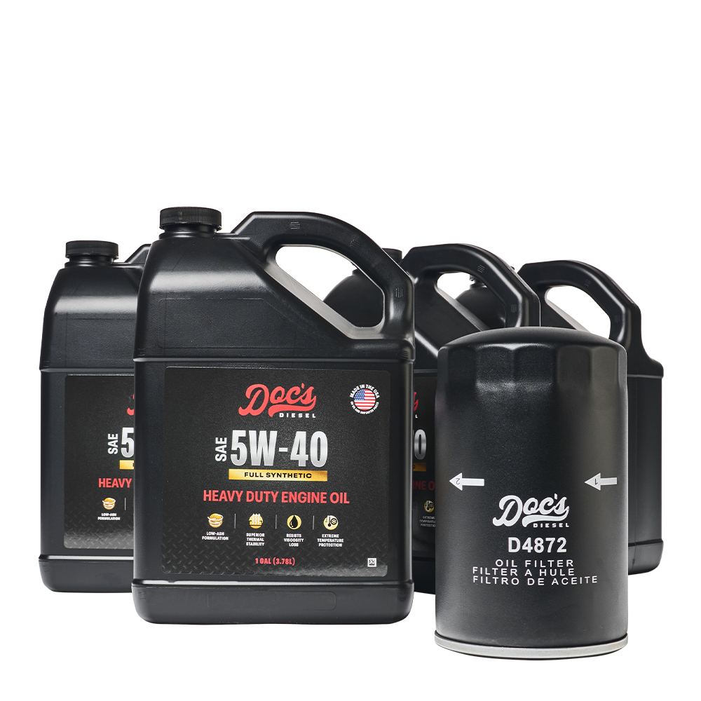 Doc's Diesel Ford 7.3L Powerstroke 5W-40 Full Synthetic Oil Change Kit 1994-2003