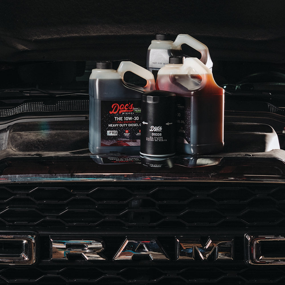 Doc's Diesel Dodge RAM 6.7L/5.9L Cummins 10W-30 Full Synthetic Oil Change Kit 1989-2024