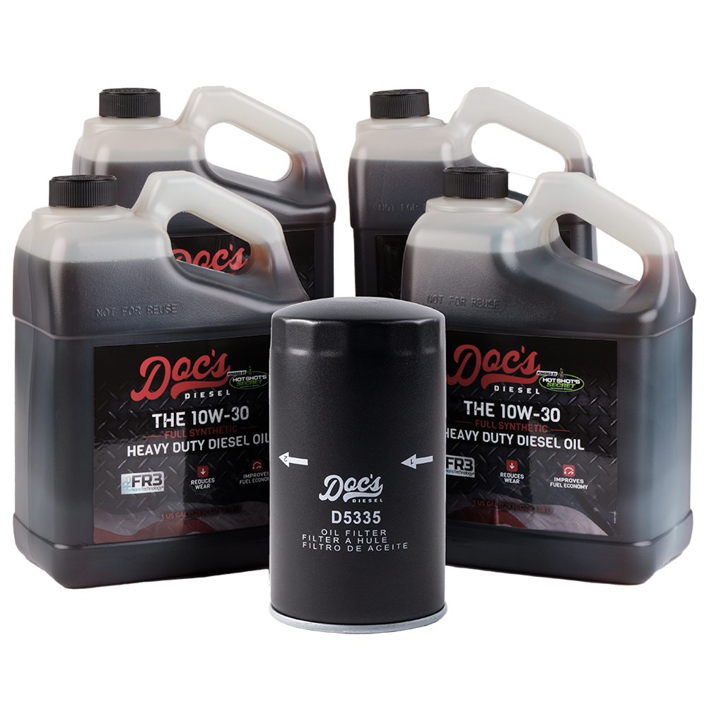 Doc's Diesel Dodge RAM 6.7L/5.9L Cummins 10W-30 Full Synthetic Oil Change Kit 1989-2024