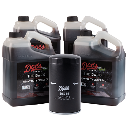Doc's Diesel Dodge RAM 6.7L/5.9L Cummins 10W-30 Full Synthetic Oil Change Kit 1989-2024