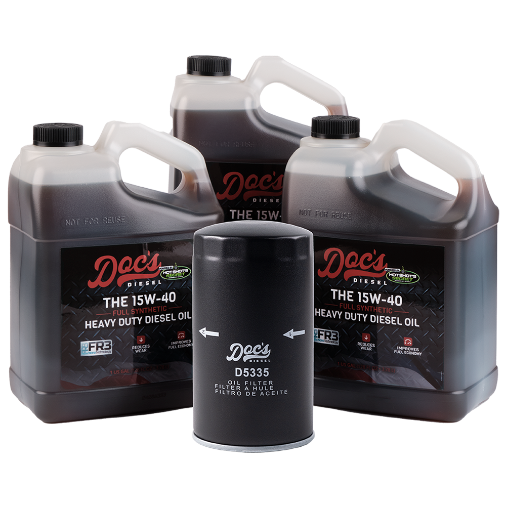 Doc's Diesel Dodge RAM 6.7L/5.9L Cummins 15W-40 Full Synthetic Oil Change Kit 1989-2024