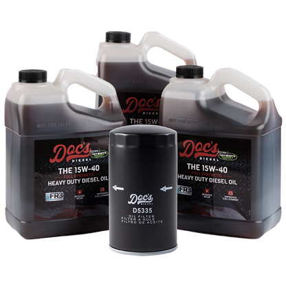 Doc's Diesel Dodge RAM 6.7L/5.9L Cummins 15W-40 Full Synthetic Oil Change Kit 1989-2024