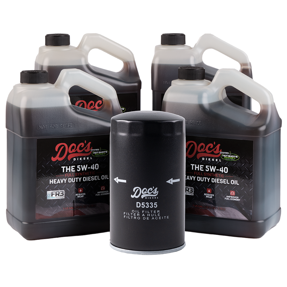 Doc's Diesel Dodge RAM 6.7L/5.9L Cummins 15W-40 Full Synthetic Oil Change Kit 1989-2024