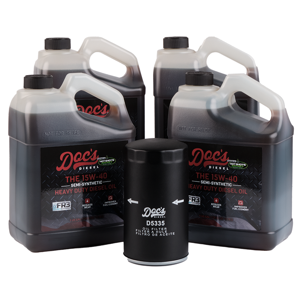 Doc's Diesel Dodge RAM 6.7L/5.9L Cummins 15W-40 SEMI Synthetic Oil Change Kit 1989-2024