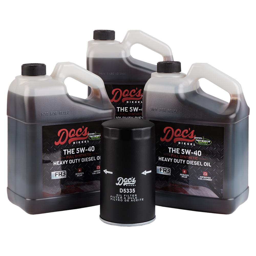 Doc's Diesel Dodge RAM 6.7L/5.9L Cummins 5W-40 Full Synthetic Oil Change Kit 1989-2024