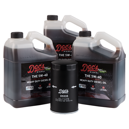 Doc's Diesel Dodge RAM 6.7L/5.9L Cummins 5W-40 Full Synthetic Oil Change Kit 1989-2024