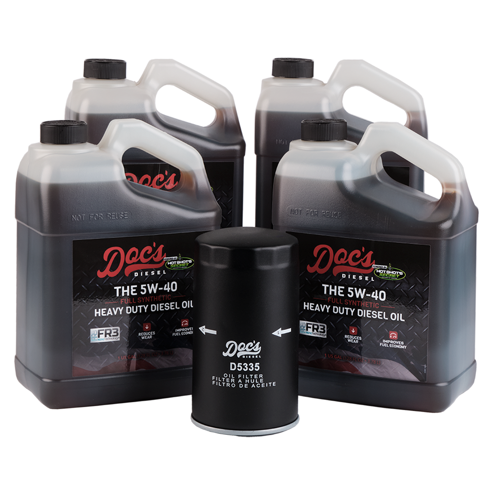 Doc's Diesel Dodge RAM 6.7L/5.9L Cummins 5W-40 Full Synthetic Oil Change Kit 1989-2024