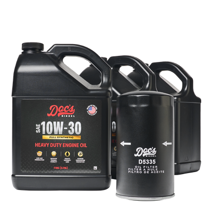 Doc's Diesel Dodge RAM 6.7L/5.9L Cummins 10W-30 Full Synthetic Oil Change Kit 1989-2024