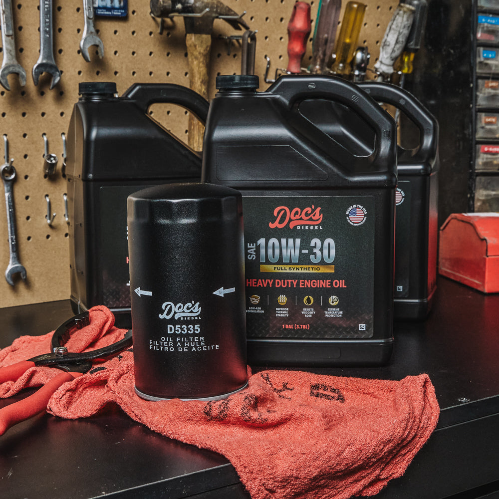 Doc's Diesel Dodge RAM 6.7L/5.9L Cummins 10W-30 Full Synthetic Oil Change Kit 1989-2024