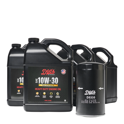 Doc's Diesel Dodge RAM 6.7L/5.9L Cummins 10W-30 Full Synthetic Oil Change Kit 1989-2024