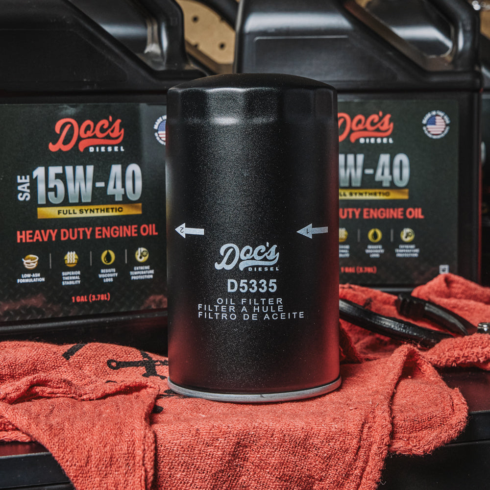 Doc's Diesel Dodge RAM 6.7L/5.9L Cummins 15W-40 Full Synthetic Oil Change Kit 1989-2024