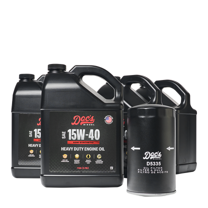 Doc's Diesel Dodge RAM 6.7L/5.9L Cummins 15W-40 SEMI Synthetic Oil Change Kit 1989-2024
