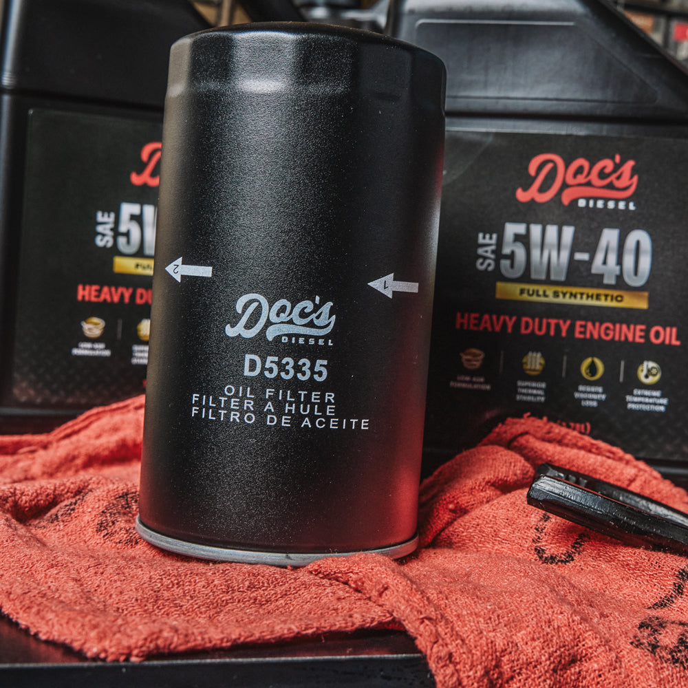 Doc's Diesel Dodge RAM 6.7L/5.9L Cummins 5W-40 Full Synthetic Oil Change Kit 1989-2024