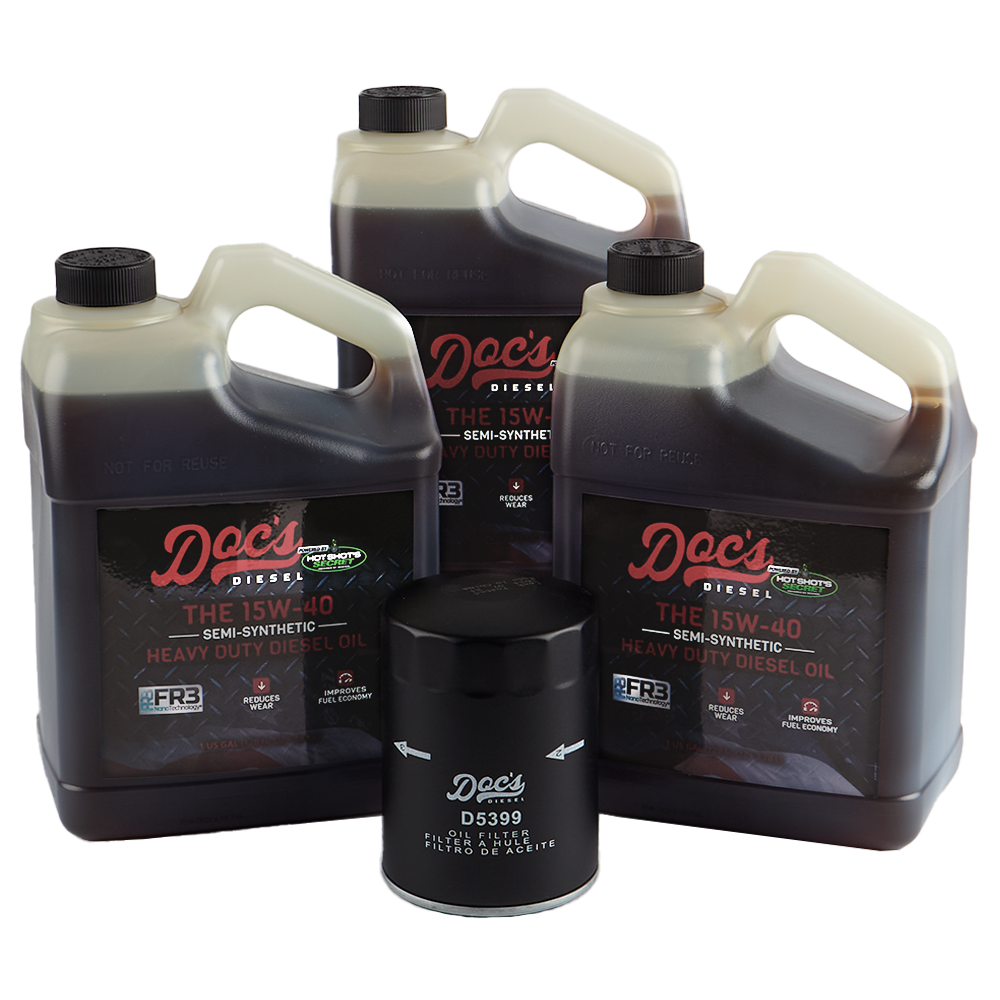 Doc's Diesel Chevrolet/GMC 6.6L Duramax 15W-40 SEMI Synthetic Oil Change Kit 2001-2019