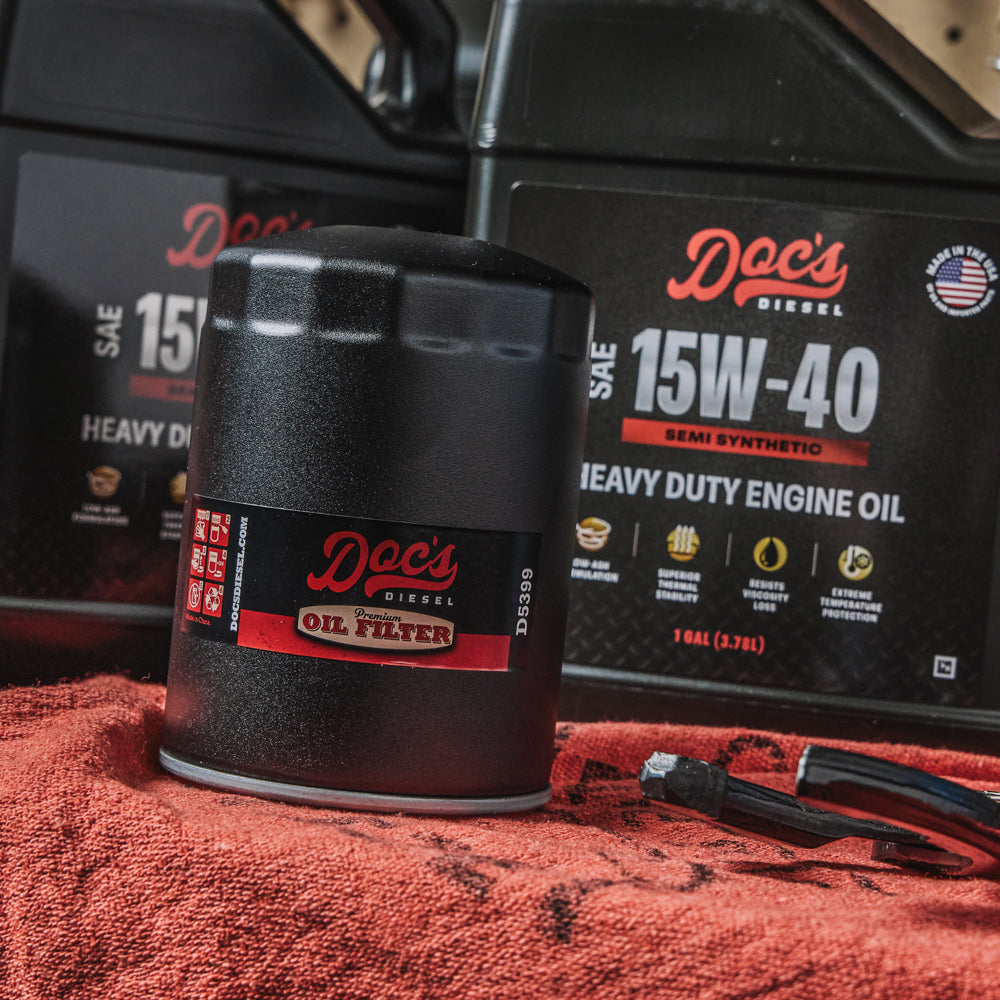 Doc's Diesel Chevrolet/GMC 6.6L Duramax 15W-40 SEMI Synthetic Oil Change Kit 2001-2019