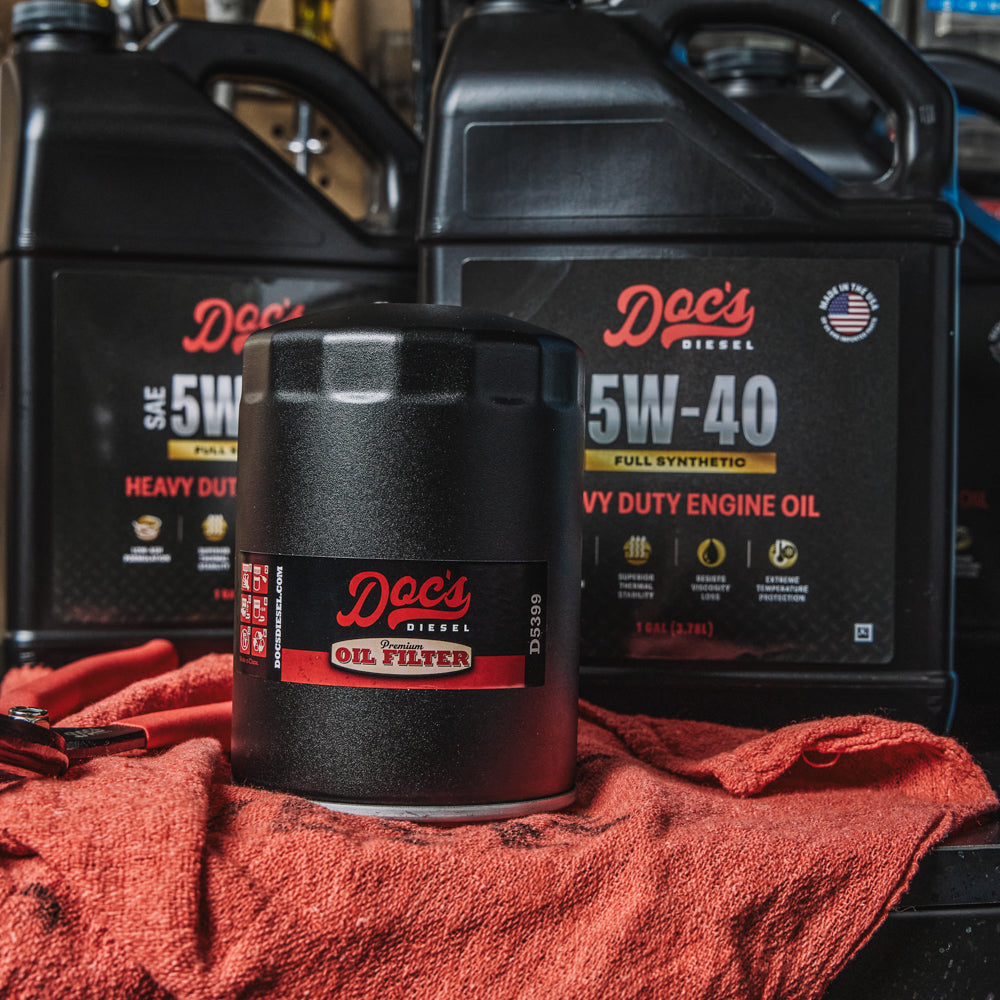 Doc's Diesel Chevrolet/GMC 6.6L Duramax 5W-40 Full Synthetic Oil Change Kit 2001-2019