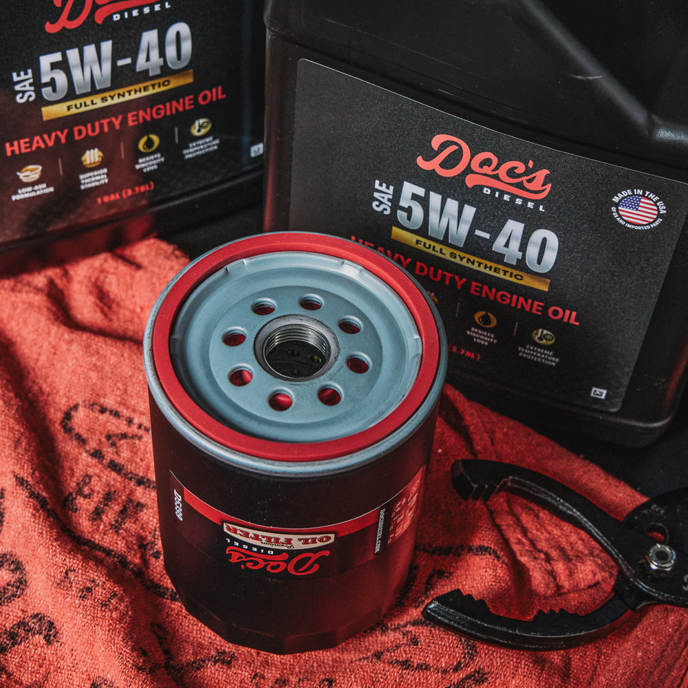 Doc's Diesel Chevrolet/GMC 6.6L Duramax 5W-40 Full Synthetic Oil Change Kit 2001-2019