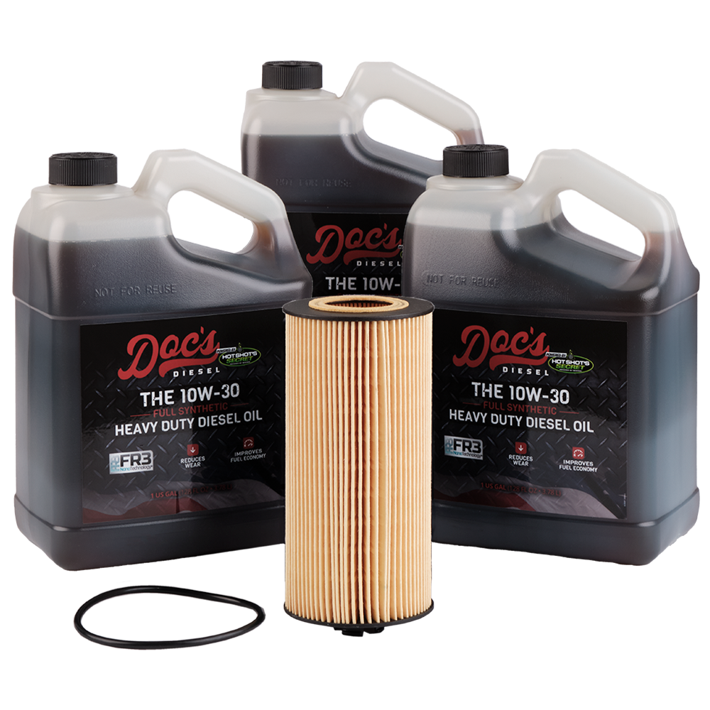 Doc's Diesel Ford 6.0L/6.4L Powerstroke 10W-30 Full Synthetic Oil Change Kit 2003-2010