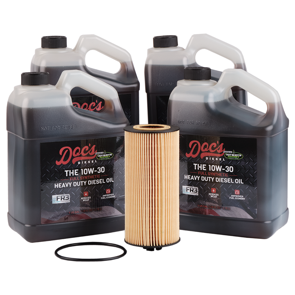 Doc's Diesel Ford 6.0L/6.4L Powerstroke 10W-30 Full Synthetic Oil Change Kit 2003-2010