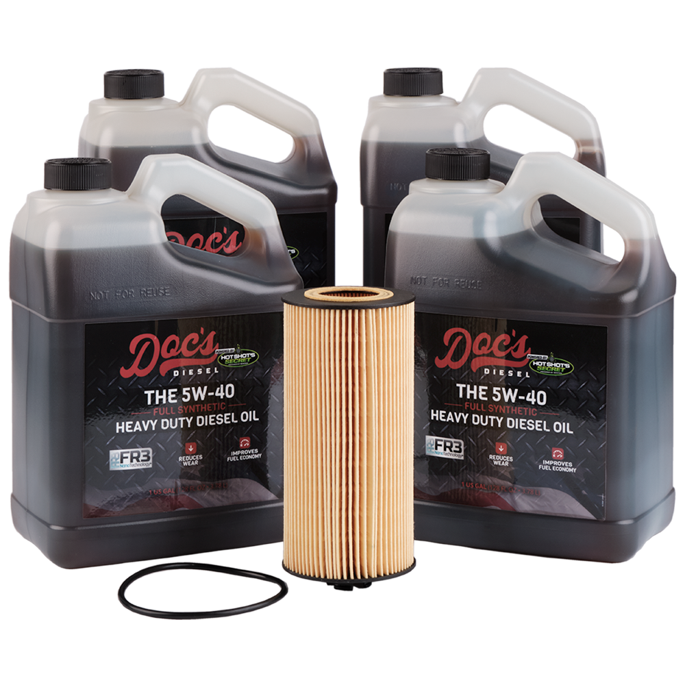 Doc's Diesel Ford 6.0L/6.4L Powerstroke 15W-40 Full Synthetic Oil Change Kit 2003-2010