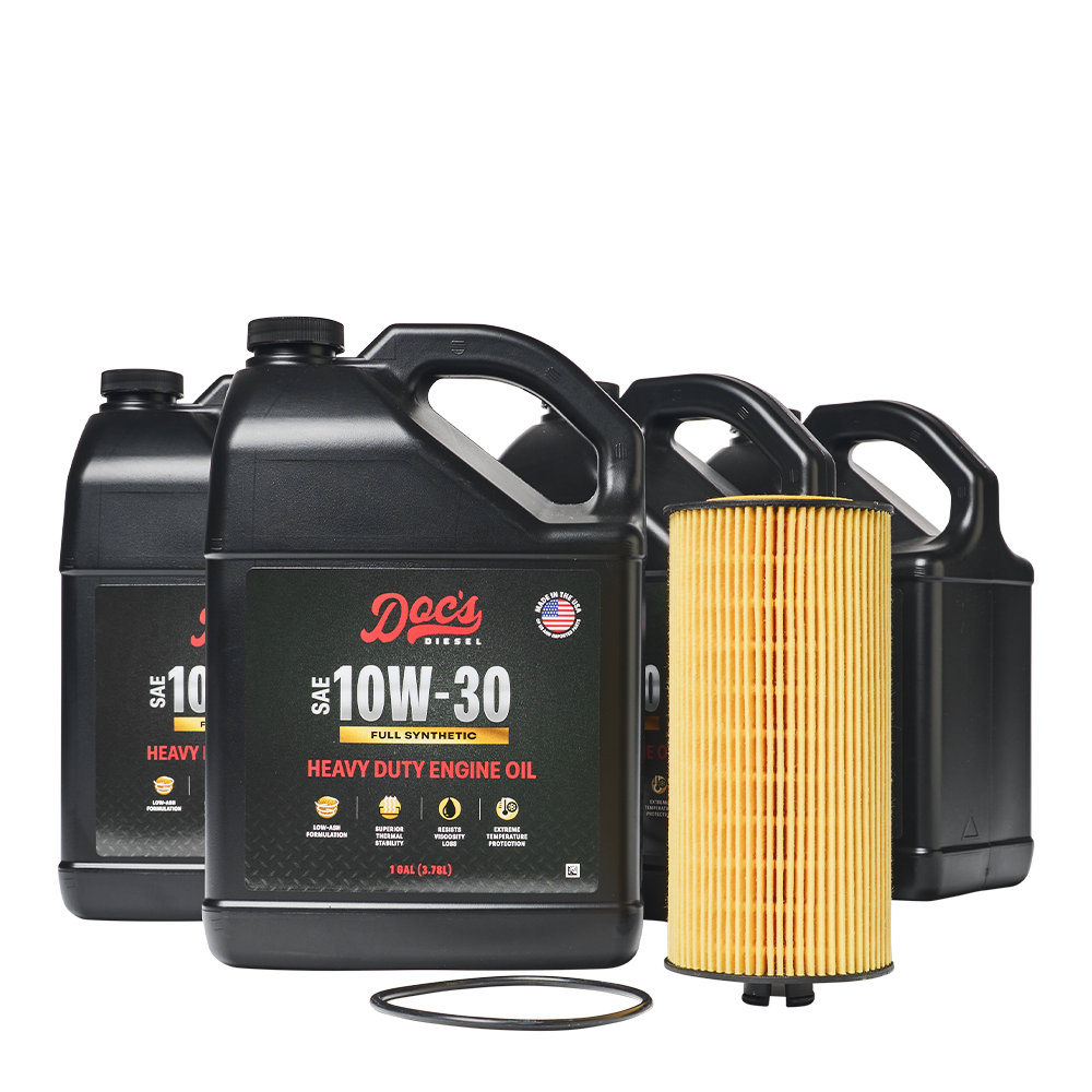Doc's Diesel Ford 6.0L/6.4L Powerstroke 10W-30 Full Synthetic Oil Change Kit 2003-2010