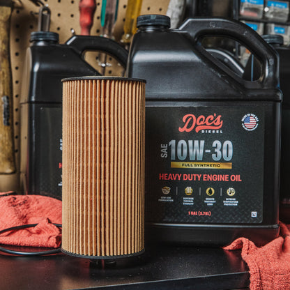 Doc's Diesel Ford 6.0L/6.4L Powerstroke 10W-30 Full Synthetic Oil Change Kit 2003-2010