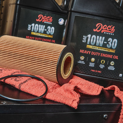 Doc's Diesel Ford 6.0L/6.4L Powerstroke 10W-30 Full Synthetic Oil Change Kit 2003-2010