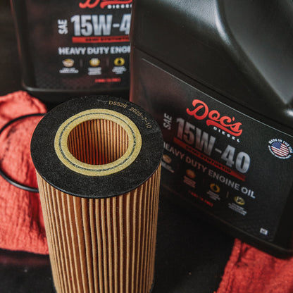 Doc's Diesel Ford 6.0L/6.4L Powerstroke 15W-40 SEMI Synthetic Oil Change Kit 2003-2010