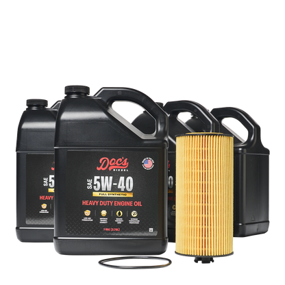 Doc's Diesel Ford 6.0L/6.4L Powerstroke 5W-40 Full Synthetic Oil Change Kit 2003-2010