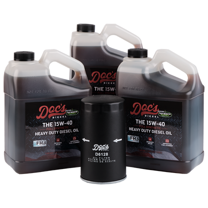 Doc's Diesel Ford 6.7L Powerstroke 15W-40 Full Synthetic Oil Change Kit 2011-2026