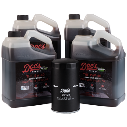 Doc's Diesel Ford 6.7L Powerstroke 15W-40 SEMI Synthetic Oil Change Kit 2011-2026