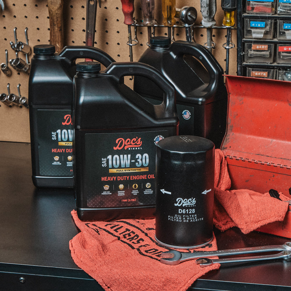 Doc's Diesel Ford 6.7L Powerstroke 10W-30 Full Synthetic Oil Change Kit 2011-2026