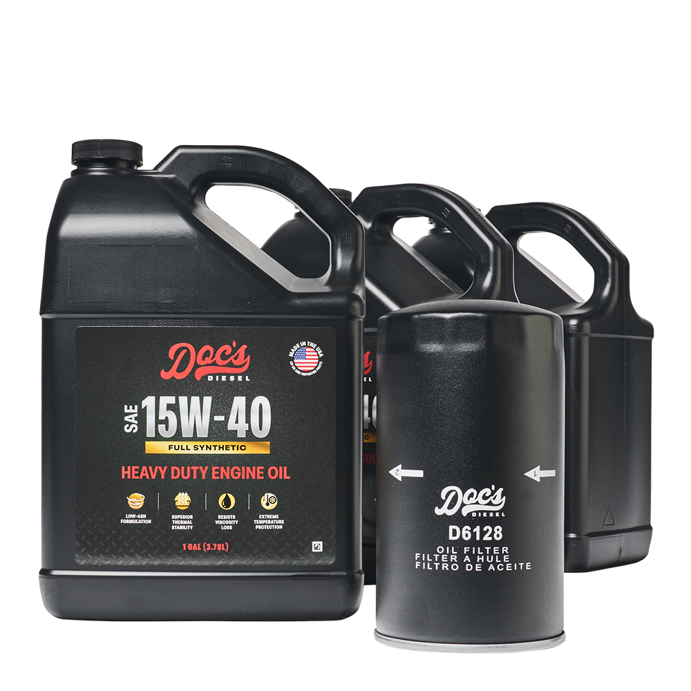 Doc's Diesel Ford 6.7L Powerstroke 15W-40 Full Synthetic Oil Change Kit 2011-2026