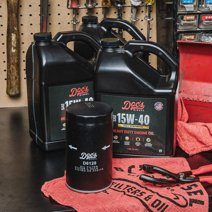 Doc's Diesel Ford 6.7L Powerstroke 15W-40 Full Synthetic Oil Change Kit 2011-2026