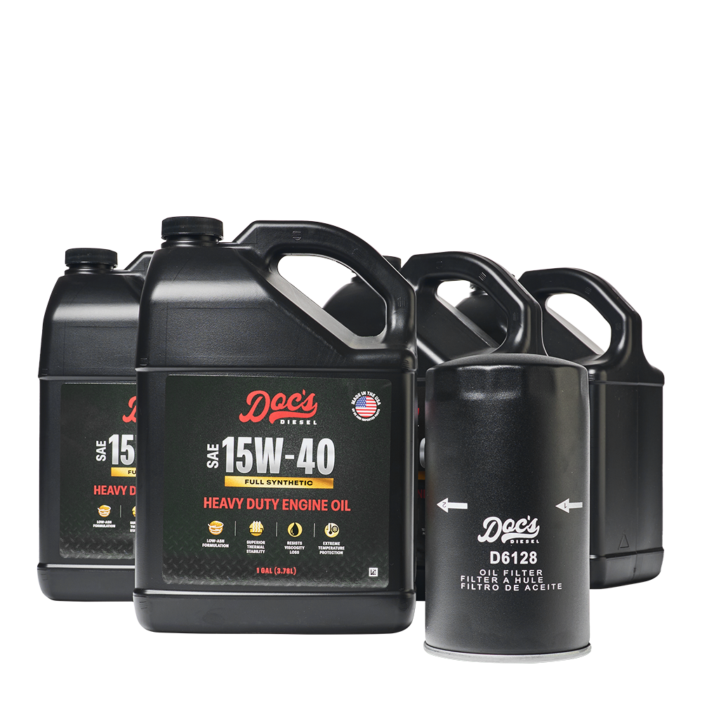 Doc's Diesel Ford 6.7L Powerstroke 15W-40 Full Synthetic Oil Change Kit 2011-2026