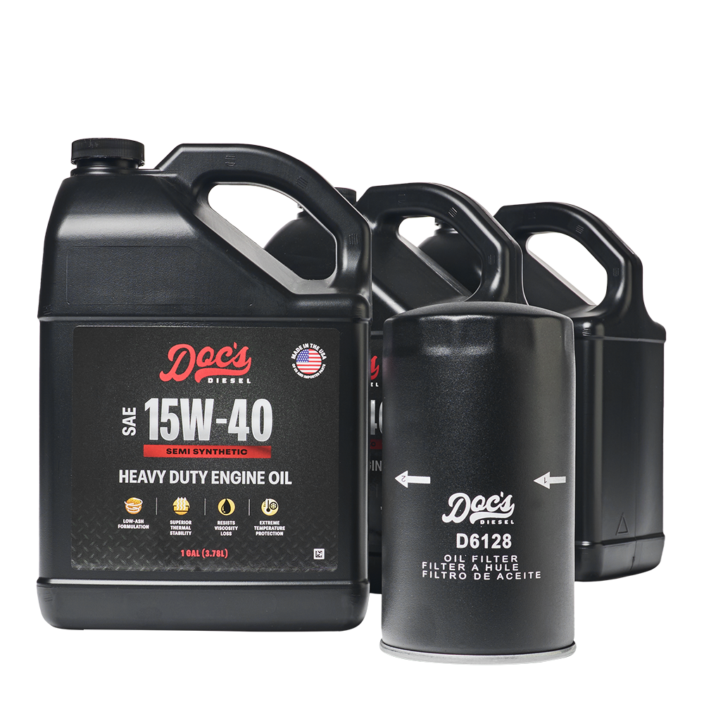 Doc's Diesel Ford 6.7L Powerstroke 15W-40 SEMI Synthetic Oil Change Kit 2011-2026