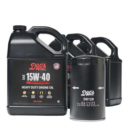 Doc's Diesel Ford 6.7L Powerstroke 15W-40 SEMI Synthetic Oil Change Kit 2011-2026
