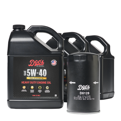 Doc's Diesel Ford 6.7L Powerstroke 5W-40 Full Synthetic Oil Change Kit 2011-2026