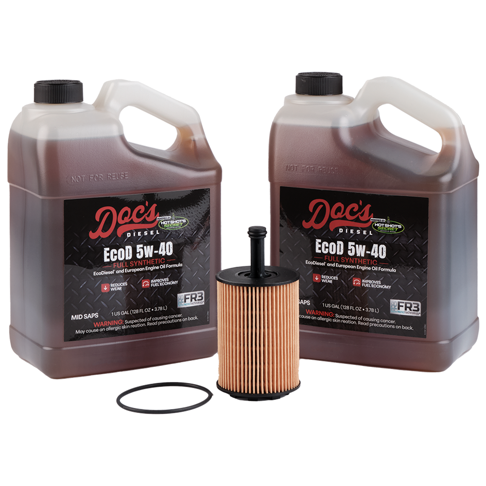Doc's Diesel VW 1.9L/2.0L Jetta/Golf EcoDiesel 5W-40 Full Synthetic Oil Change Kit 2005.5-2014