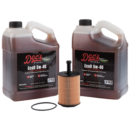 Doc's Diesel VW 1.9L/2.0L Jetta/Golf EcoDiesel 5W-40 Full Synthetic Oil Change Kit 2005.5-2014