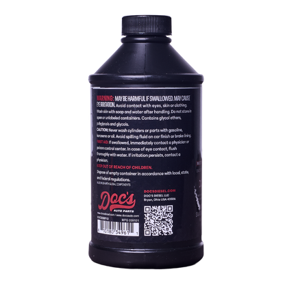 Doc's Auto Parts Brake DOT 3 Fluid + Cleaner Kit