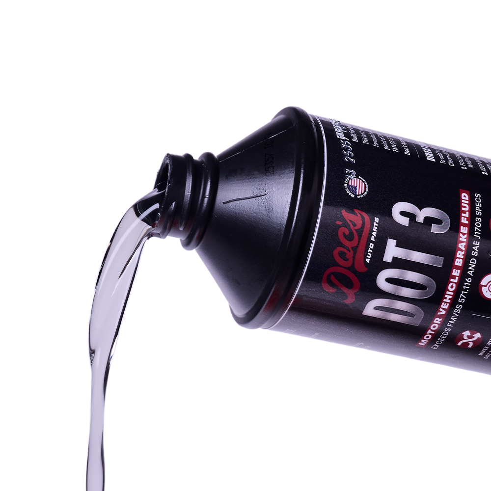 Doc's Auto Parts Brake DOT 3 Fluid + Cleaner Kit