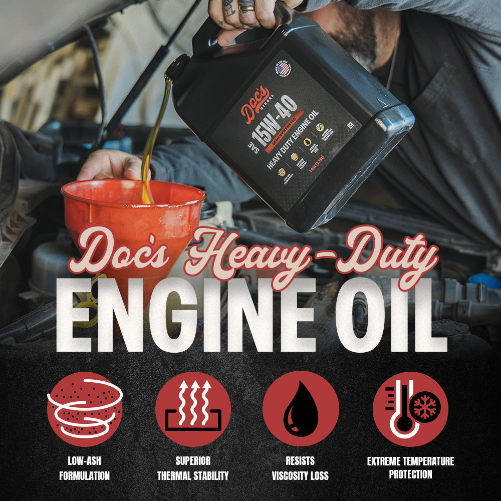 Doc's Diesel Chevrolet/GMC 6.6L Duramax 15W-40 SEMI Synthetic Oil Change Kit 2001-2019