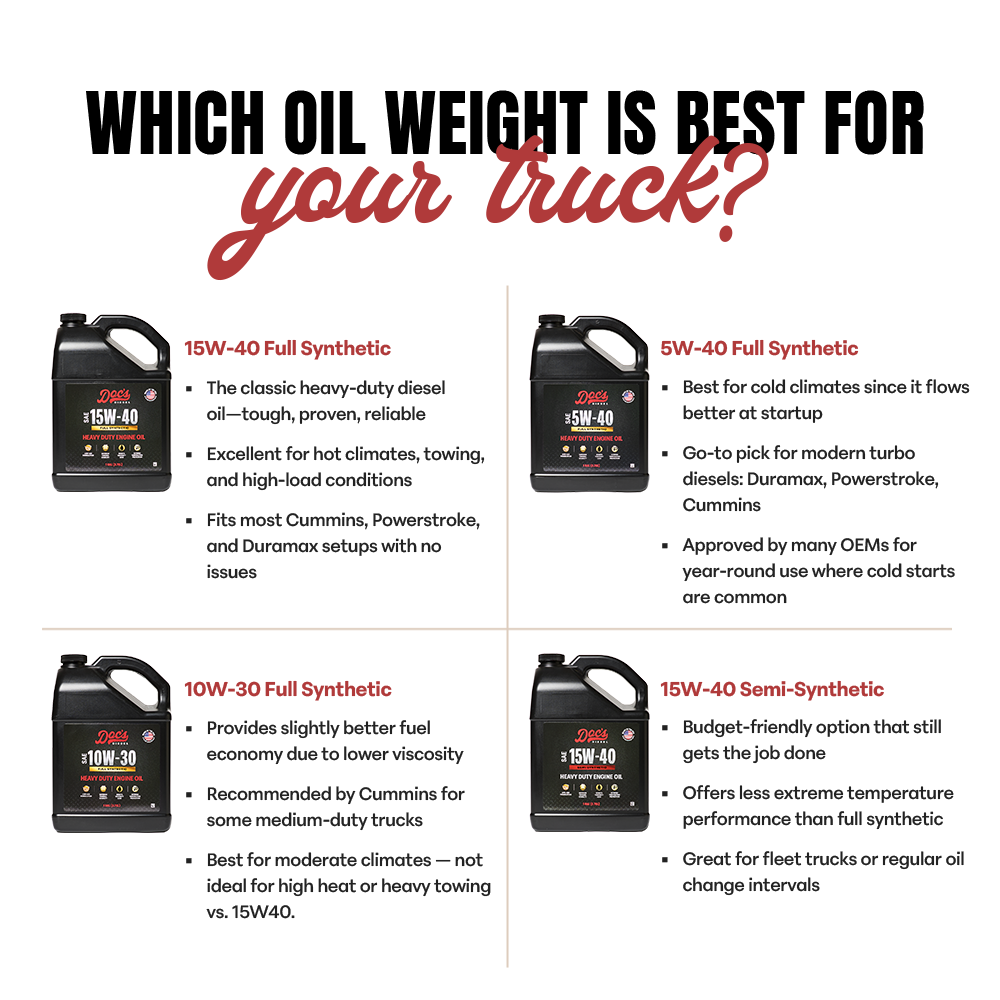 Doc's Diesel Ford 6.0L/6.4L Powerstroke 15W-40 Full Synthetic Oil Change Kit 2003-2010